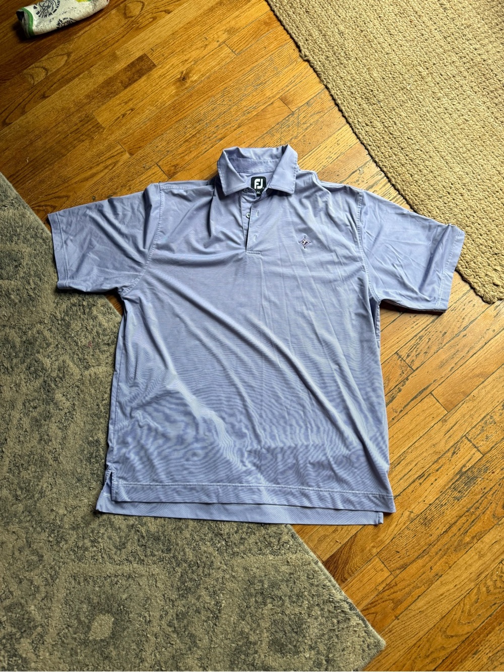 FootJoy Men’s  Purple StripeFurman Performance Golf Polo sz:XL